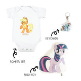 My Little Pony (Romper/ Tee + Plushie + Keychain set)